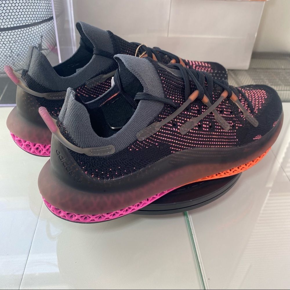 🆕 Adidas 4D Fusio 'Black Orange Pink'  - Mens Sizes - Picture 5 of 15